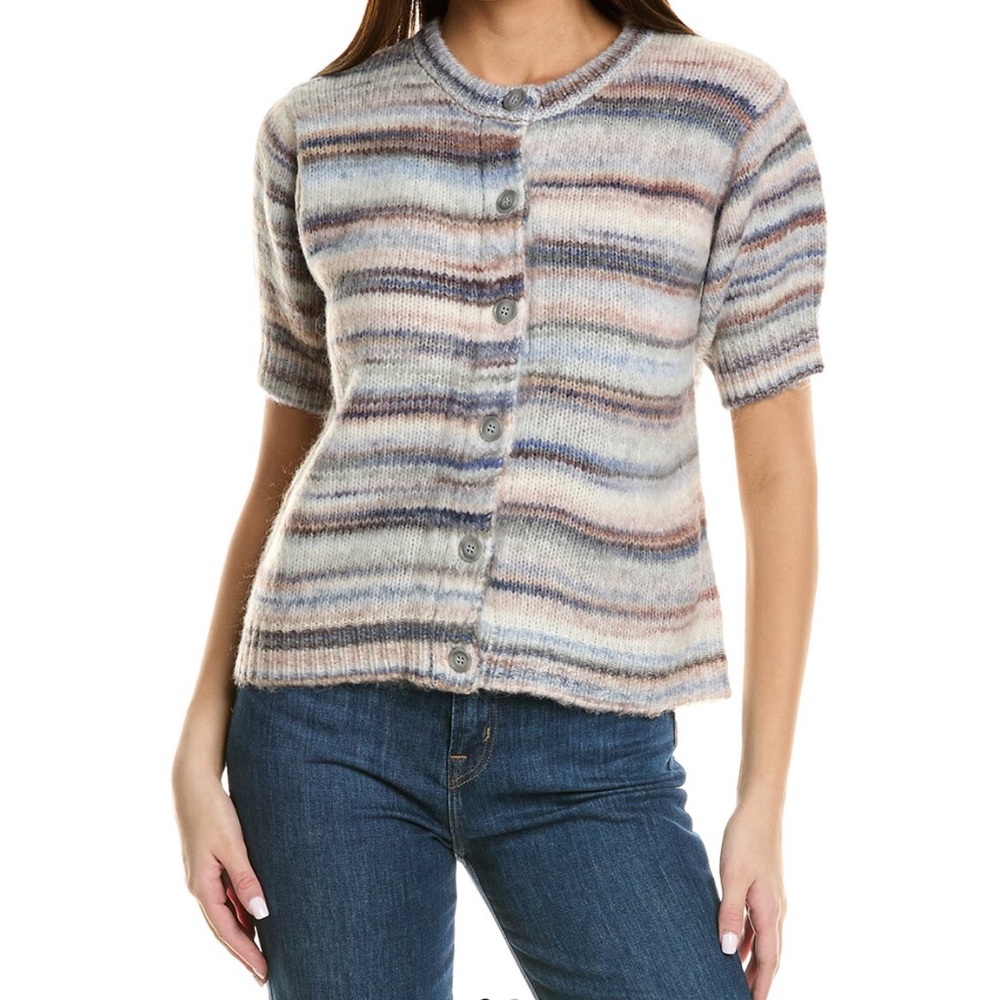 Splendid Multicolor Striped Cardigan